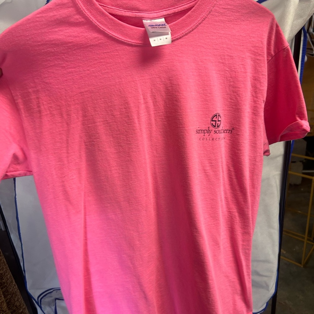 Simply Southern Preppy Pink Graphic Tee
